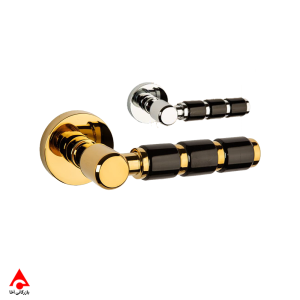 دستگیره متحرک درب ضد سرقت جنس سنگ و برنج مدل اونیکس