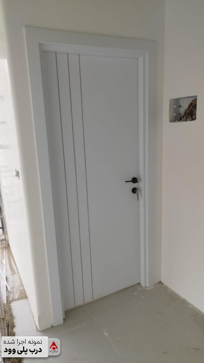 درب پلی وود سفید مدرن ضدآب کد 202