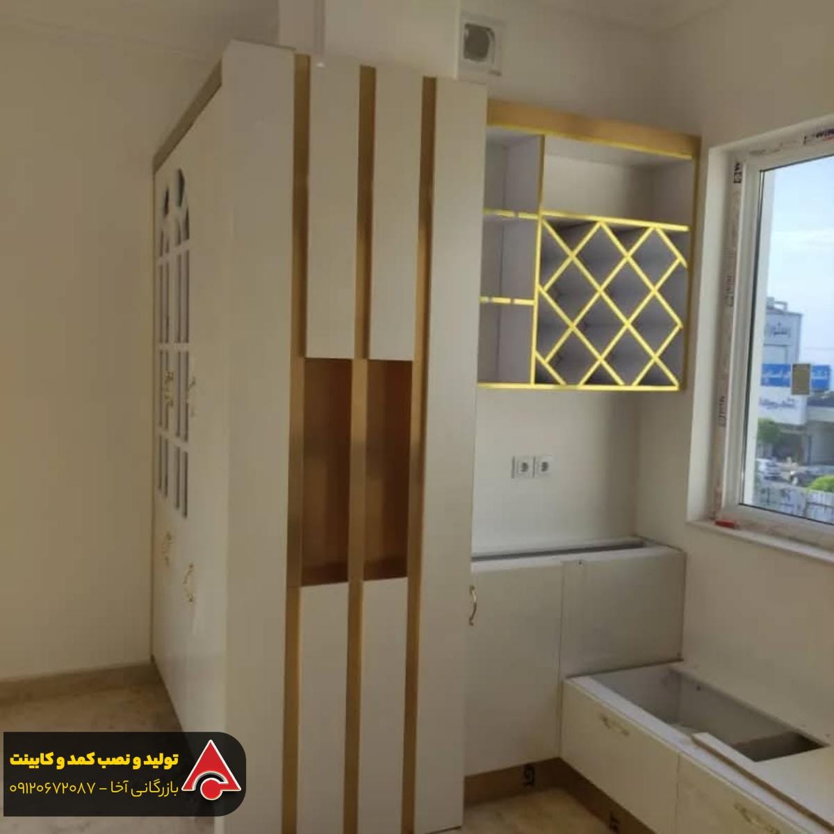 کابینت مدرن سفید 7