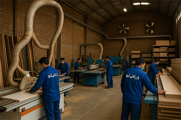 کارخانه کابینت سازی در مازندران