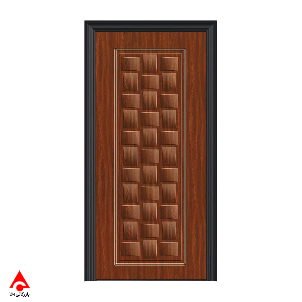 درب اتاقی ملامینه طرح حصیری