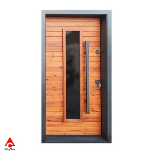 درب ضد سرقت ترمو شیشه وسط