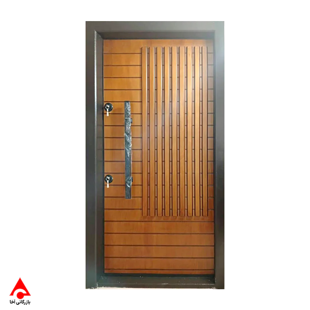 درب ضدسرقت مدرن MDF روکش PVC