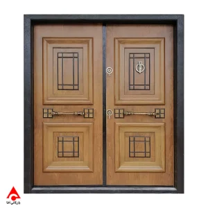 درب لابی برجسته روکش راش