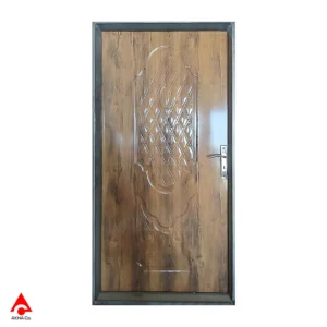 درب ملامینه آماده با چهارچوب و دستگیره و قفل