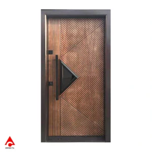 درب ضد سرقت مدرن چوبی cnc