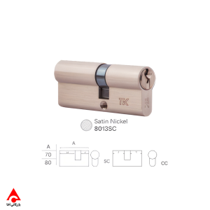 سیلندر سوئیچی 7 سانتی ساتن برند TIK کد 8013SC