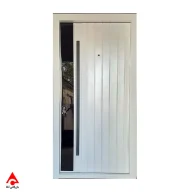 درب ضد سرقت فلزی شیشه خور مدرن