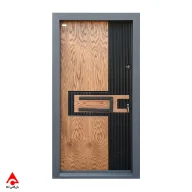 درب ضد سرقت مدرن روکش راش و رنگ پلی اورتان