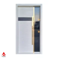 درب ضد سرقت مدرن شیشه و استیل خور